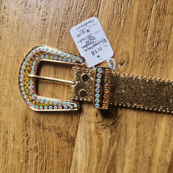 Western Rhinestone Belts - Picture 2 of 6
